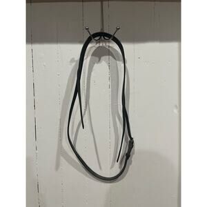 Black Leather Horse Headstall Bridle Piece